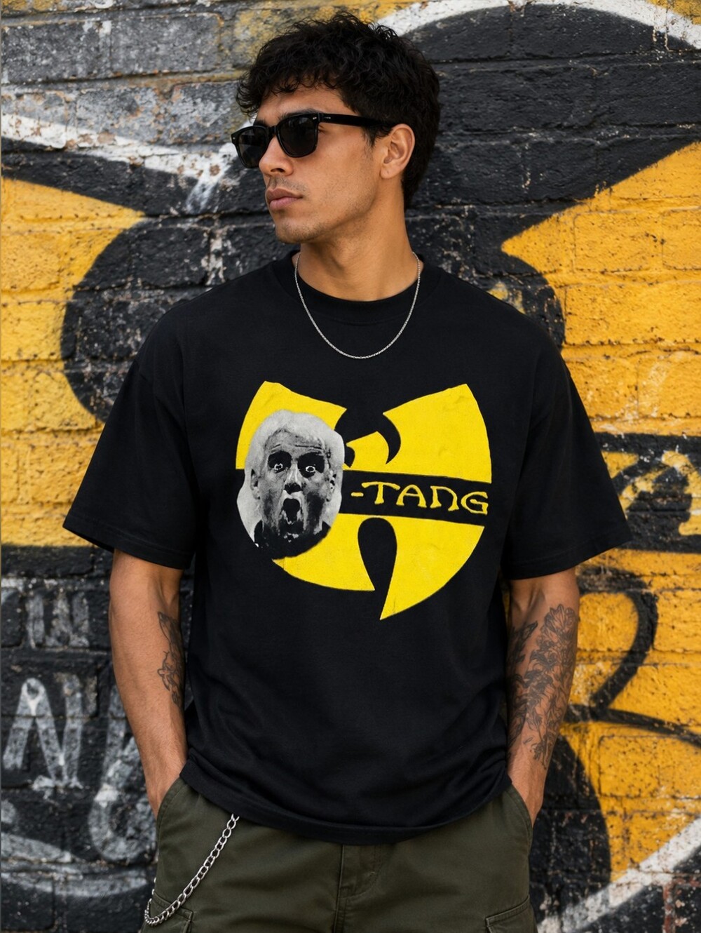 Wu-Tang Graphic T-Shirt Men's XL Black Short Sleeve Cotton Tee NWOT